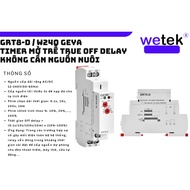 True Off Delay GRT8-D W240 power-free Delay relay, wide voltage range 12~240Vac/dc, 1 C/O 16A 250Vac