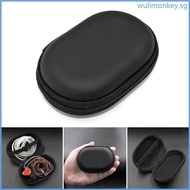 WU Small Headphone for Case Cover with Hook Black for KZ ZS10 ES4 ZSR ATR ED2 ZST Headphone Storage Box Headset Bag Pouc