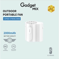 Gadget MIX CL-36 Waist Hanging Portable Fan/ 2IN1 Multi-functional/ Outdoor Portable Fan/ Active Noi