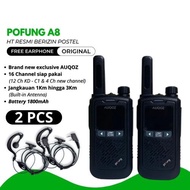 AUQOZ X POFUNG A8 WALKIE TALKIE 2 PCS - RADIO HT 888S PRO MAX 99CH HT HT ANTENA LED