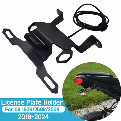 For Honda CB 300R 2018-2024 CB125R CB150R CB250R CB300R License Plate Holder Motorcycle Tail Tidy Fe