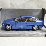 SOLIDO 1/18 BMW E36 M3 1990 BMW Car Model Alloy Open Left Right Door Front Wheel Steering Paint Surf