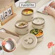 FAVORITEGOODS Soup Container Leakproof Student Adult Travel Food Flask