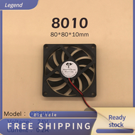 💖【Lowest price】Legend พัดลมระบายความร้อน DC ไร้แปรงสำหรับเคสคอมพิวเตอร์พัดลมระบายความร้อน5V 12V 24V แขนแบก CPU พัดลมระบายความร้อนสองสาย