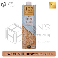 137 Oat Milk Unsweetened 1L