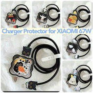 Compatible for XIAOMI Charger Protector 67W 90W cable protector charger case Compatible for redmi no