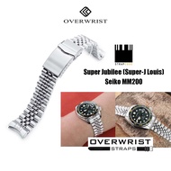 สายนาฬิกา strapcode Super Jubilee (super-j louis) for Seiko MM200SPB077SPB079SBDC061SBDC063SPB109j1S