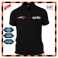 Polo T Shirt Sulam Aprilia Performance AF1 Racing Team Motorbike Superbike Tuning Casual RSV4 Bike M