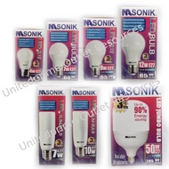 NASONIK LED E27 Screw Light Bulb Warm White Cool Daylight Color