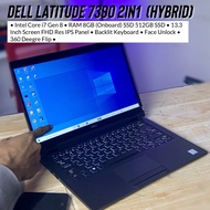 Dell Latitude 7390 2-in-one Core I5 8500U Ram 8GB Ssd 256GB