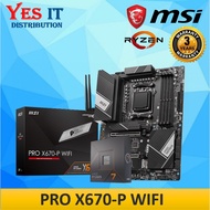 MSI PRO X670-P WIFI AMD AM5 MOTHERBOARD + AMD RYZEN 7 7700X PROCESSOR