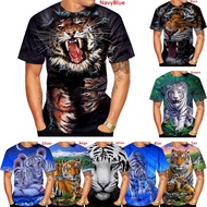 Fashion Men/Women/Couple T Shirt 3d Printed Tiger T Shirt Short Sleeve T Shirt XXS-6XL