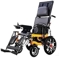 Fashionable Simplicity Wheelchairs Electric Wheelchair Folding Collapsible Lightweight Elderly Disabled Lithium Battery Intelligent Automatic Multi-Function Folding Powerchair 20Km Ghk / 30Km (20Km) (