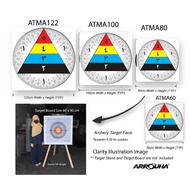 ATMA Archery Target Face 122cm 100m 80cm Tarpaulin Outdoors