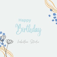 Canva Design 🔥 Minimalist Birthday Card | online seller | e-Card