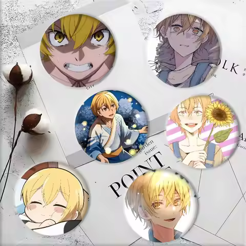 Kenji Miyazawa Bungo Stray Dogs Anime Badge Tinplate Meme Round Brooch For Hat Bag Creative Lapel Je