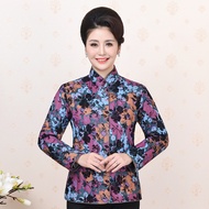 Middle-aged And Elderly Womens Winter Light Down Jacket Womens Short Style Large Size White Duck Dow