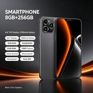 Smartphone 8GB RAM 256GB ROM Android Phone 5300mAh Battery 6.6 Inch IPS Display Dual SIM Handphone K