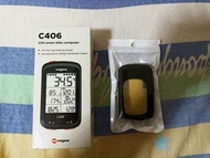 Magene C406 GPS smart bike computer (English version) , FREE Magene Out-Front Bike Mount 、 black sil