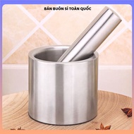HIGH QUALITY STAINLESS STEEL 304 STEEL STEEL PILL SET - Garlic pounder, pepper pounder, spice pounde