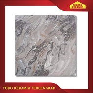 Keramik Lantai Massimo Marble 60x60 Tibet M Grey kw I / Warna Abu-Abu