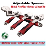Spanner Adjustable Wrench Spanner 8" / 10" & 12" With Rubber Cushion Grip Handle