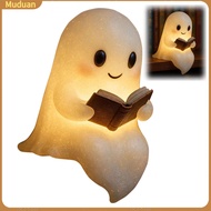 muduan Portable Reading Light Ghost Night Light Adorable Ghost Reading Lamp Led Night Light for Hall