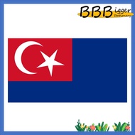Malaysia/Johor Flag 3x6 / 3FTx6FT Cotton