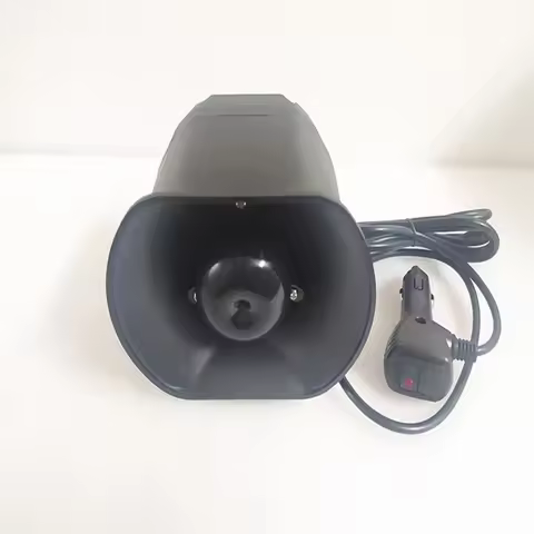 DC12V 40W 6 Tones Police siren Horn Emergency car Ambulance Police car Fire Truck alarm with Cigar l
