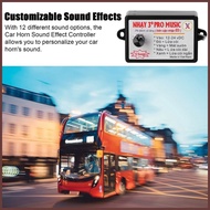 Universal Nhay 3+Pro 8/12/16 Songs Rapid Horn Relay For Car Motorcycle Truck 12-24V [P'd RIDER]