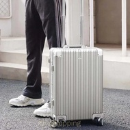 New 90fen Aluminum Frame Suitcase 20inch Boarding Case Business Suitcase Trolley Case Password Case 