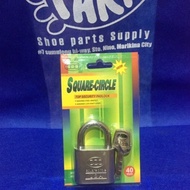 ♞,♘Padlock Square Circle (Abloy padlock)