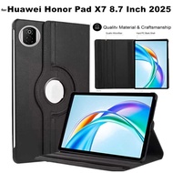 Honor Pad X7 Case | HONOR PAD X7 8.7 inch 2025 | Rotary Leather Casing Flip Cover tablet