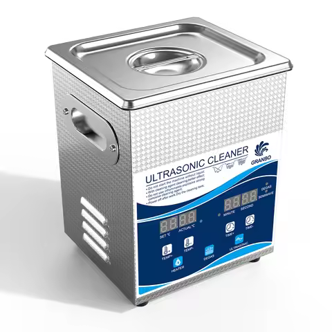 Granbo 2L 60W Digital Ultrasonic Cleaner with Semiwave Control for Precision Cleaning Quality Warran