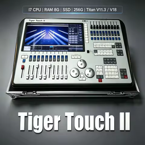 Titan TIGER TOUCH II Touch Tiger 2 stage lighting console with aviation case