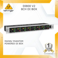 BEHRINGER ULTRA-DI PRO DI800 V2 Professional Mains/Phantom Powered 8-Channel DI-Box