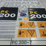 Sticker Excavator Komatsu PC 200-7 PC200-8 PC200-6