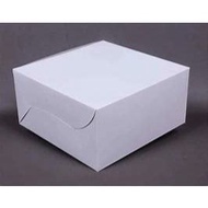 WHITE CAKE BOX 6 / 8 /12 INCH 10PCS