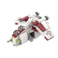 MOC Building Blocks Compatible Lego 42164 Mini Republic Armed Helicopter Assembling Toy Planet Serie