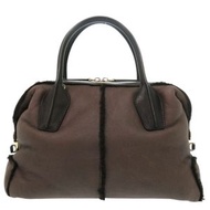 成色極佳的 Tod's D淨化草本-Styling 棕色ブラウン手提包 0841 [二手] TOD'S