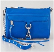 Rebecca Minkoff Bag Mini Mac Clutch Crossbody in Blue