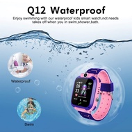 Jam imoo anak untuk telepon anak Gps Digital Smartwatch Q12 Waterproof Kids Smart Watch z5 bisa COD