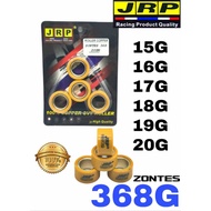 JRP Thailand Roll Copper CVT Roller Pulley Weight Scooter ZONTES 368G 368 G Roller Weight 15G 16G 17
