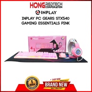 INPLAY STX540 4 IN 1 COMBO PINK (KEYBOARD, MOUSE, HEADSET &amp; MOUSE PAD)