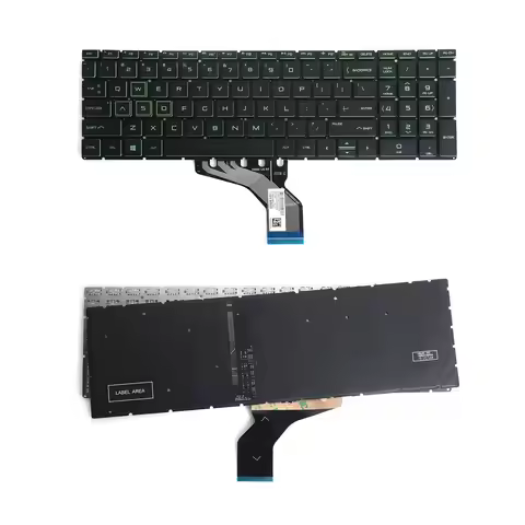 US Laptop Keyboard for HP Pavilion Gaming 15-CX Black with Backlit and Small Enter