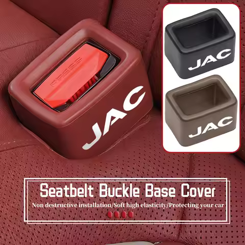 Car Seat Safety Belt Buckle Base Clip Protection Cover For JAC RF8 M3 M4 X8 Plus A5 E10X QX T6 T8 Pr
