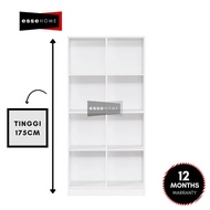 [FREE SHIP] EsseHome 8 Box Book Shelf 12 Box Book Rack Buku Rak Divider Cabinet with 8 Compartments 