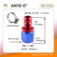 Oil Cooler Oil Pipe Connector Tower Connector Plug Tube Car Modification Fittings An4an6an8an10an12