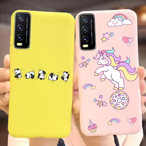 For Vivo Y20 Case V2029 Cute Fashion Soft Slim Phone Cases For Vivo Y11s Y12s Y20 Y20i Y20s Y20G Bac
