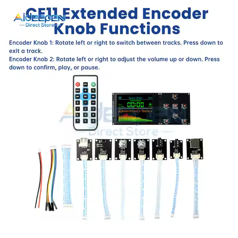 2.8-inch TFT Color Screen Hi-Fi Audio Player Module With 24-bit DAC and 7 EQ Modes LRC Lyrics Sync A